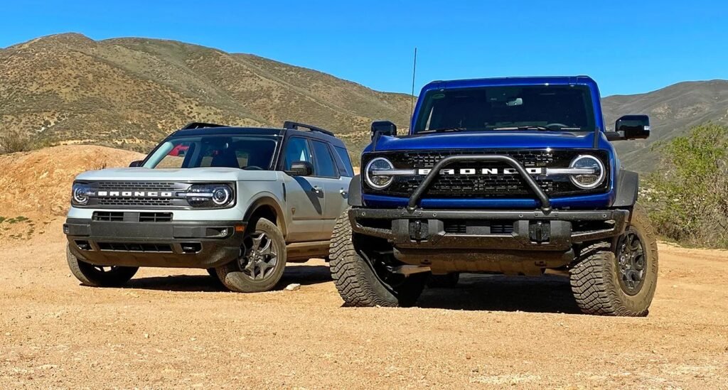 Lado a lado: Bronco Sport e Ford Bronco